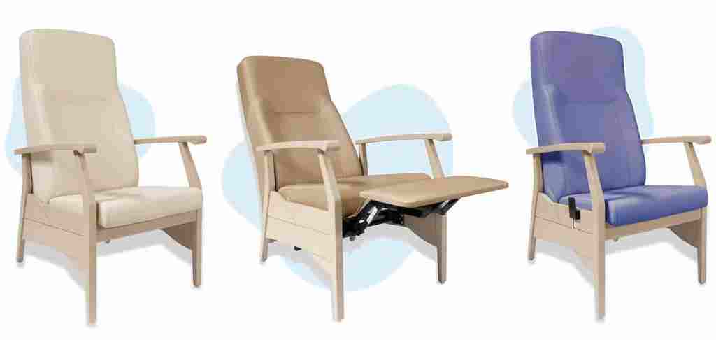 Fauteuil Confort EHPAD - Mousse ferme et accueil moelleux