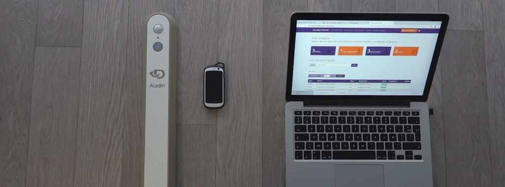 Aladin+ détecteur de chute EHPAD sans caméra ni bracelet installé en chambre