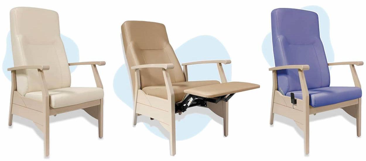 fauteuil confort 3 versions