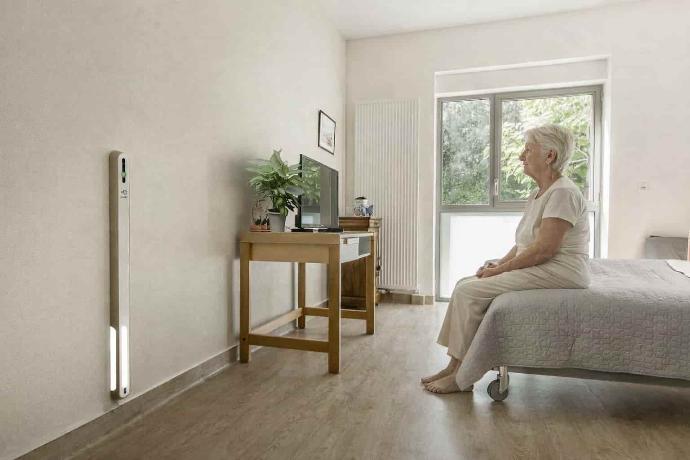 détection des chutes avec la lampe aladin pour ehpad