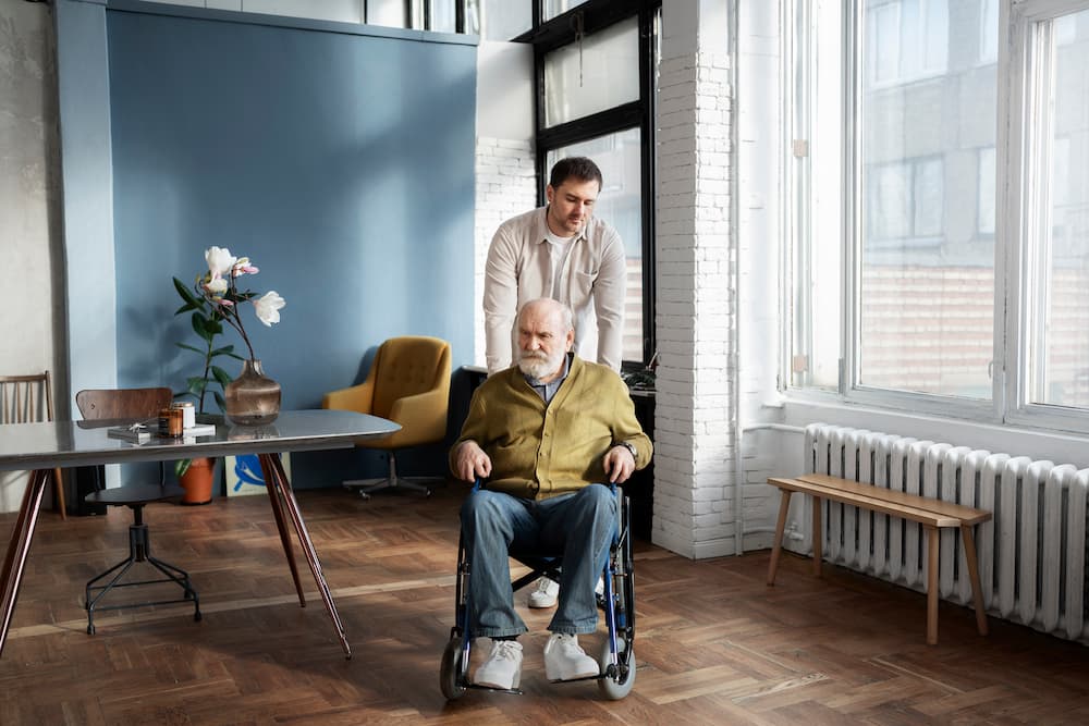 Résidence autonomie pour personnes âgées avec espace de vie collectif
