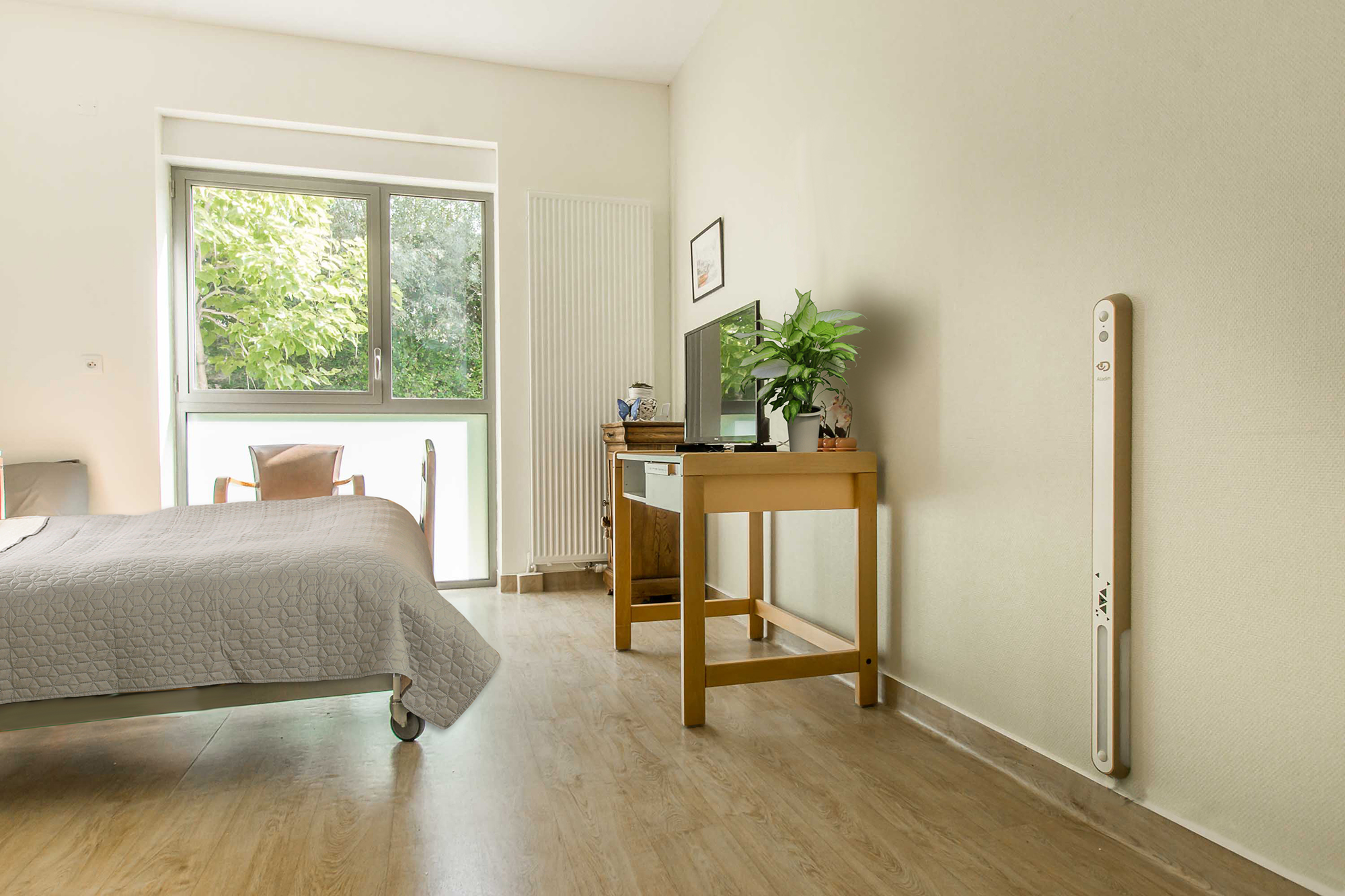 Chambre en EHPAD adaptée à l’autonomie et au confort d’un résident âgé
